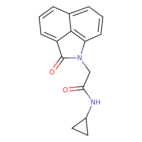 N-cyclopropyl-2-(2-oxobenzo[cd]indol-1(2H)-yl)acetamide