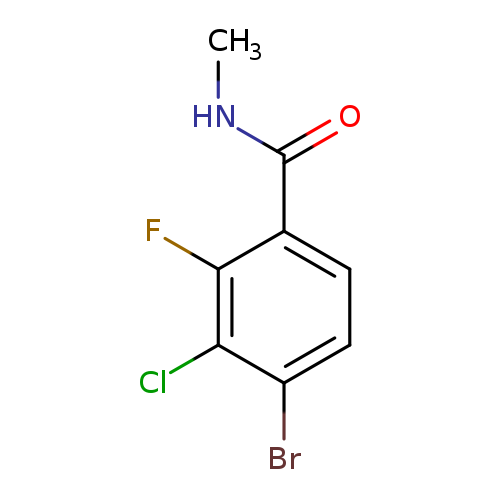 4-Bromo-3-chloro-2-fluoro-N-methylbenzamide