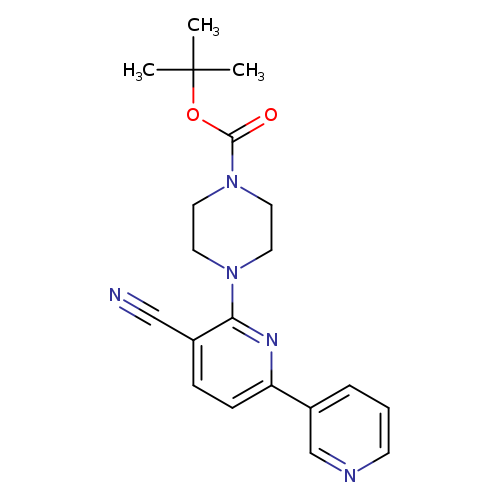 tert-Butyl 4-(5-cyano-[2,3'-bipyridin]-6-yl)piperazine-1-carboxylate
