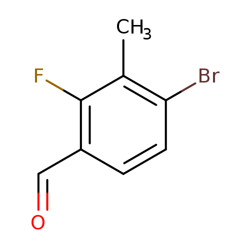 Benzaldehyde, 4-​bromo-​2-​fluoro-​3-​methyl-