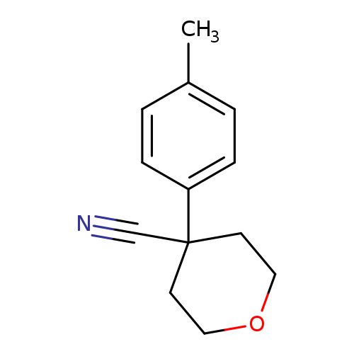 4-(4-methylphenyl)oxane-4-carbonitrile