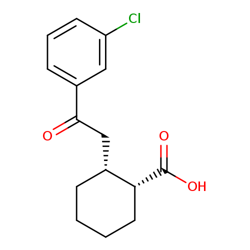 cis-2-[2-(3-Chlorophenyl)-2-oxoethyl]cyclohexane-1-carboxylic acid