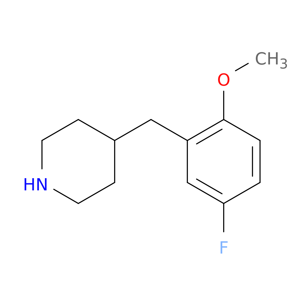 4-(5-Fluoro-2-methoxy-benzyl)-piperidine