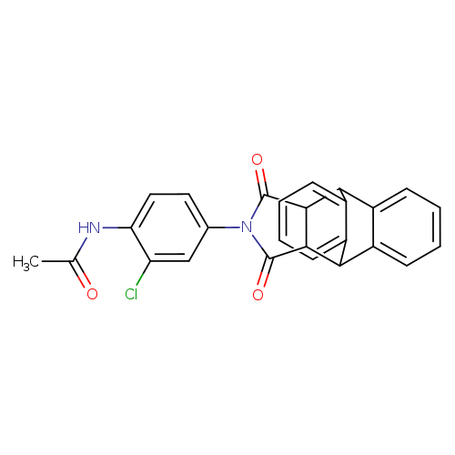 N-(2-chloro-4-{16,18-dioxo-17-azapentacyclo[6.6.5.0^{2,7}.0^{9,14}.0^{15,19}]nonadeca-2(7),3,5,9(14),10,12-hexaen-17-yl}phenyl)acetamide