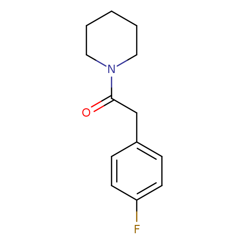 2-(4-fluorophenyl)-1-piperidin-1-ylethanone
