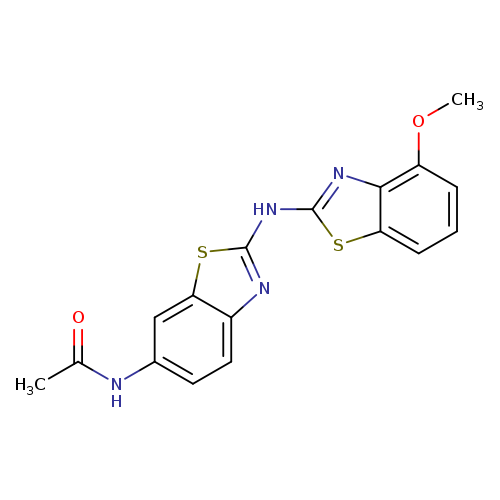 N-{2-[(4-methoxy-1,3-benzothiazol-2-yl)amino]-1,3-benzothiazol-6-yl}acetamide