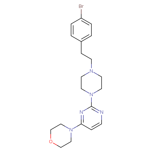 4-(2-{4-[2-(4-bromophenyl)ethyl]piperazin-1-yl}pyrimidin-4-yl)morpholine