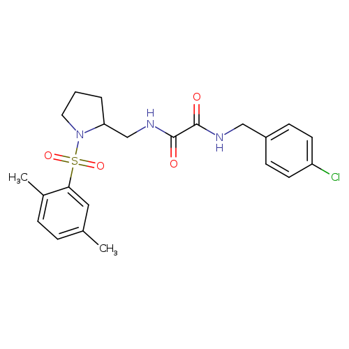 N'-[(4-chlorophenyl)methyl]-N-{[1-(2,5-dimethylbenzenesulfonyl)pyrrolidin-2-yl]methyl}ethanediamide