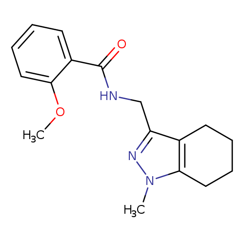 2-methoxy-N-[(1-methyl-4,5,6,7-tetrahydro-1H-indazol-3-yl)methyl]benzamide