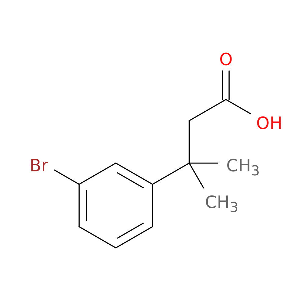 3-(3-Bromophenyl)-3-methylbutanoic acid