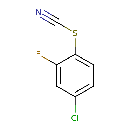 4-Chloro-2-fluorophenylthiocyanate