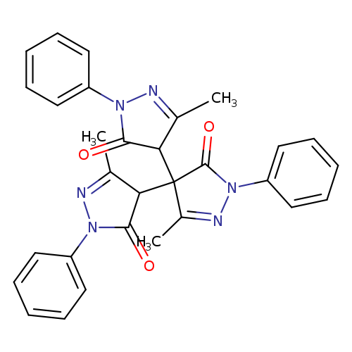 [4,4':4',4''-Ter-4H-pyrazole]-3,3',3''(2H,2'H,2''H)-trione,5,5',5''-trimethyl-2,2',2''-triphenyl-