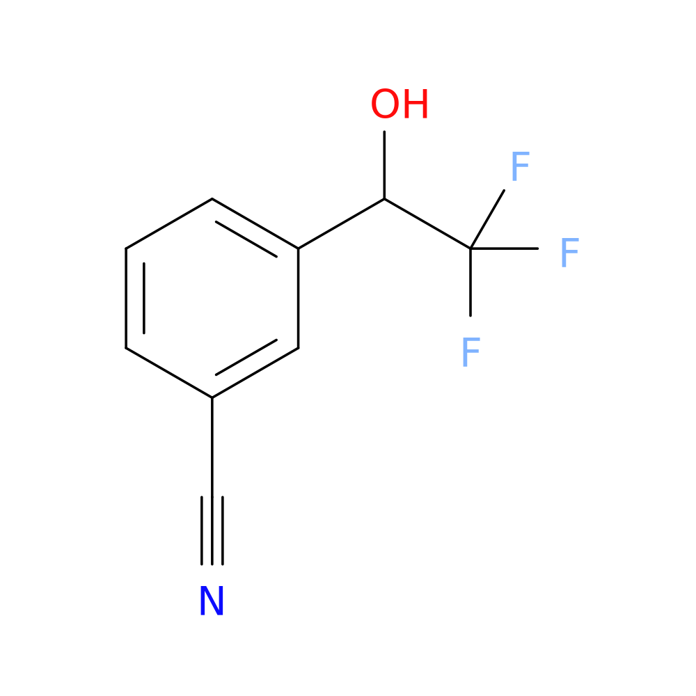3-(2,2,2-Trifluoro-1-hydroxyethyl)benzonitrile