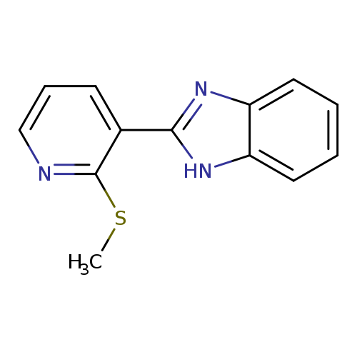 2-[2-(methylsulfanyl)pyridin-3-yl]-1H-1,3-benzodiazole