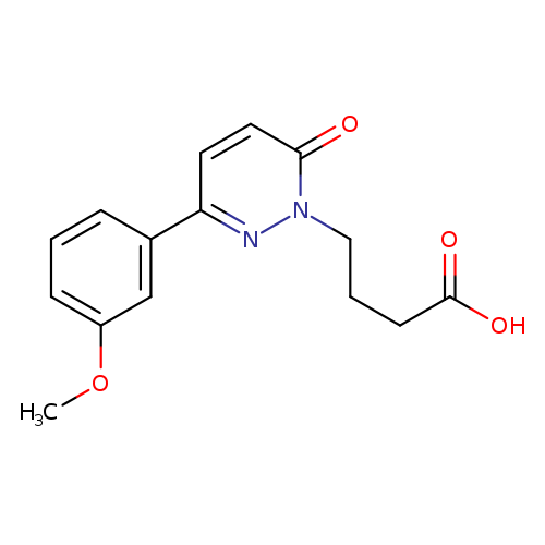 4-[3-(3-methoxyphenyl)-6-oxo-1,6-dihydropyridazin-1-yl]butanoic acid
