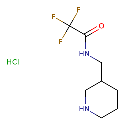 2,2,2-trifluoro-N-[(piperidin-3-yl)methyl]acetamidehydrochloride