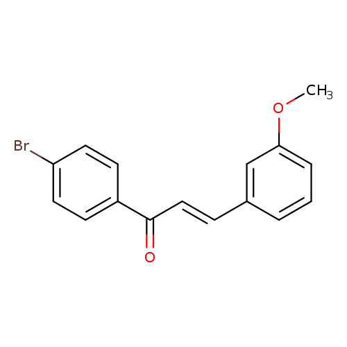 (2E)-1-(4-bromophenyl)-3-(3-methoxyphenyl)prop-2-en-1-one