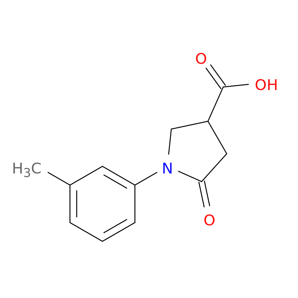 1-(3-Methylphenyl)-5-oxopyrrolidine-3-carboxylic acid