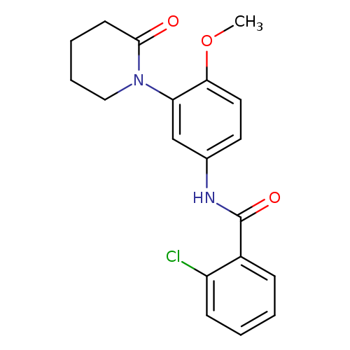 2-chloro-N-[4-methoxy-3-(2-oxopiperidin-1-yl)phenyl]benzamide