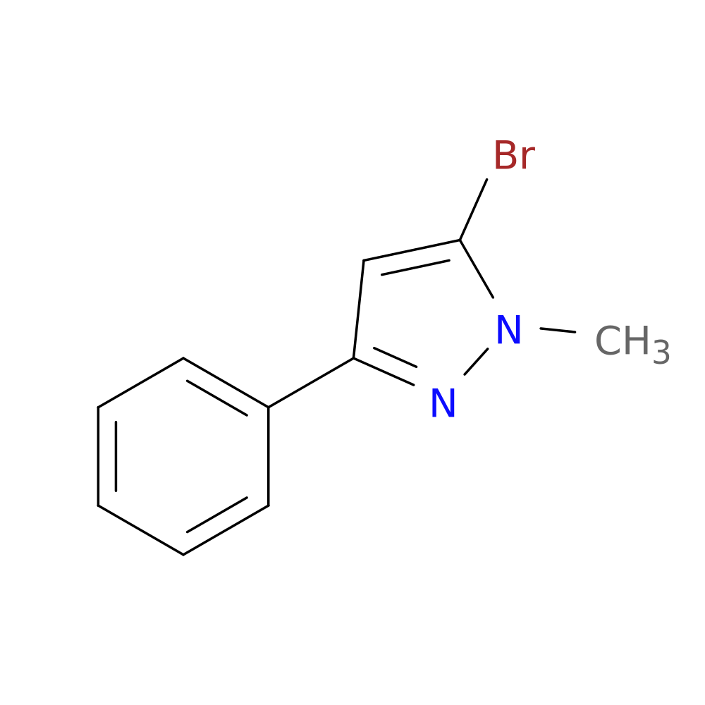 5-Bromo-1-methyl-3-phenyl-1H-pyrazole