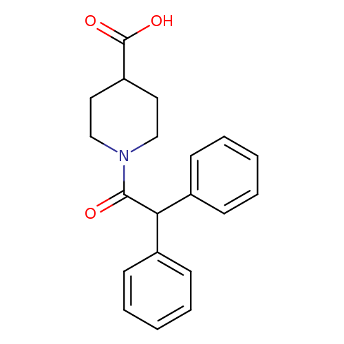 1-(Diphenylacetyl)piperidine-4-carboxylic acid