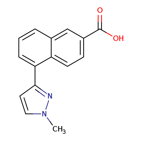 5-(1-methyl-1H-pyrazol-3-yl)naphthalene-2-carboxylic acid