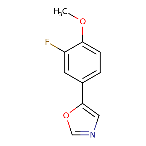 5-(3-fluoro-4-methoxyphenyl)oxazole