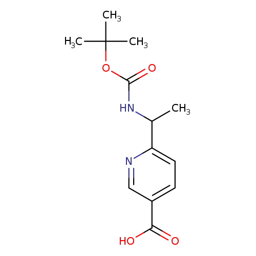 6-(1-{[(tert-butoxy)carbonyl]amino}ethyl)pyridine-3-carboxylicacid