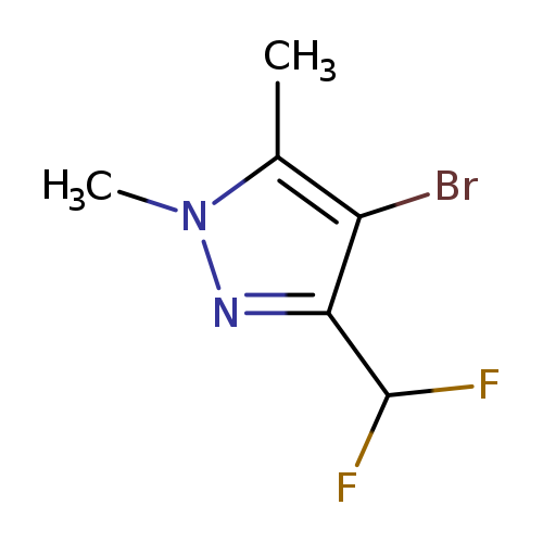 4-bromo-3-(difluoromethyl)-1,5-dimethyl-1H-pyrazole
