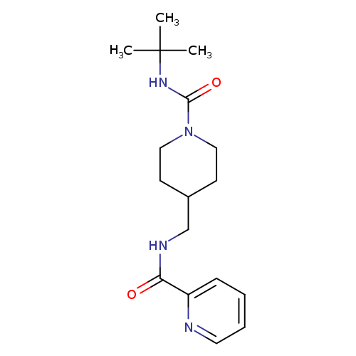 N-{[1-(tert-butylcarbamoyl)piperidin-4-yl]methyl}pyridine-2-carboxamide