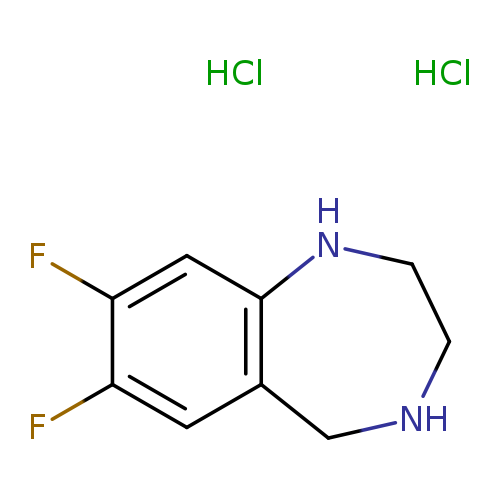 7,8-difluoro-2,3,4,5-tetrahydro-1H-1,4-benzodiazepine dihydrochloride