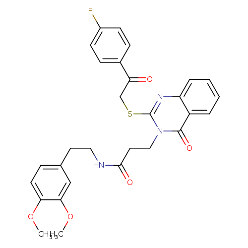 N-[2-(3,4-dimethoxyphenyl)ethyl]-3-(2-{[2-(4-fluorophenyl)-2-oxoethyl]sulfanyl}-4-oxo-3,4-dihydroquinazolin-3-yl)propanamide