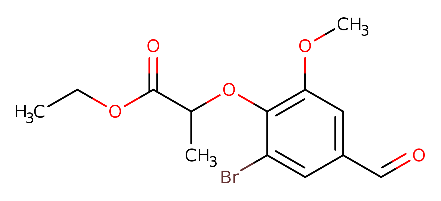 ethyl 2-(2-bromo-4-formyl-6-methoxyphenoxy)propanoate