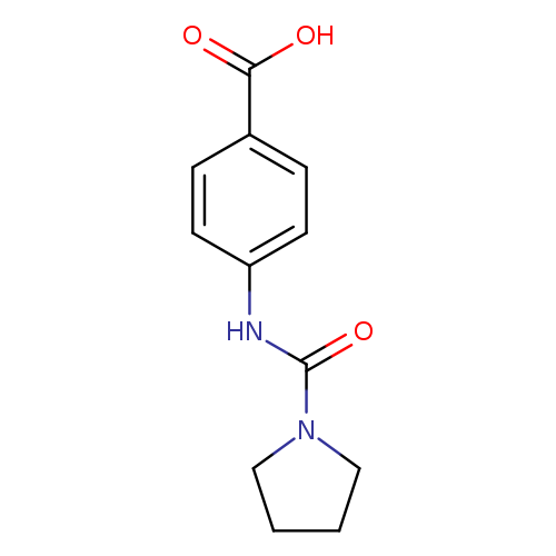 4-[(pyrrolidin-1-ylcarbonyl)amino]benzoic acid