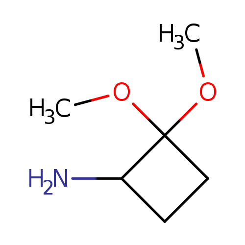 2,2-dimethoxycyclobutan-1-amine