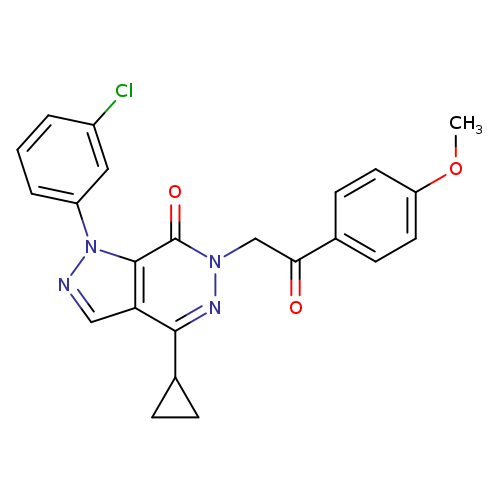 1-(3-chlorophenyl)-4-cyclopropyl-6-[2-(4-methoxyphenyl)-2-oxoethyl]-1H,6H,7H-pyrazolo[3,4-d]pyridazin-7-one