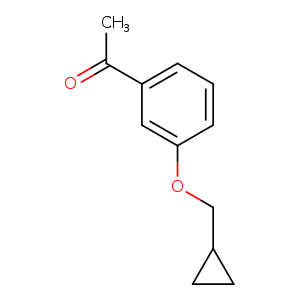 1-[3-(Cyclopropylmethoxy)phenyl]ethanone