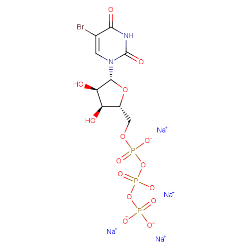 Uridine 5'-(tetrahydrogen triphosphate), 5-bromo-, sodium salt (9CI)