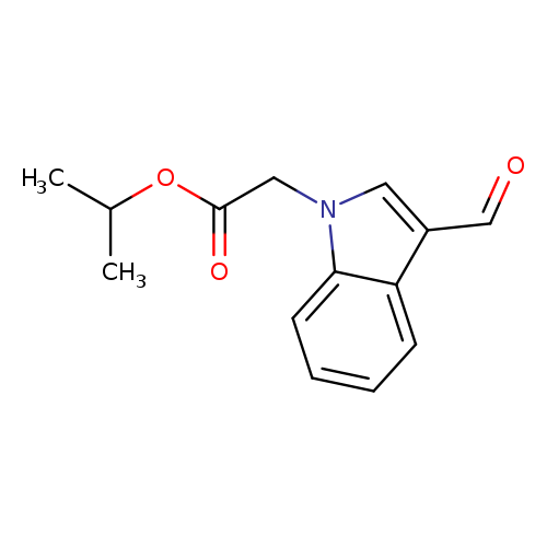 Isopropyl 2-(3-formyl-1H-indol-1-yl)acetate