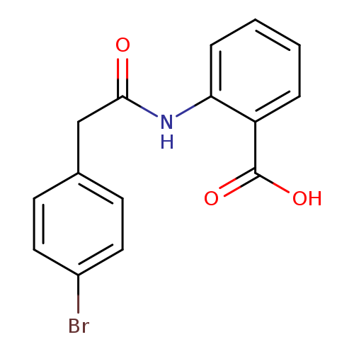 2-[2-(4-bromophenyl)acetamido]benzoic acid