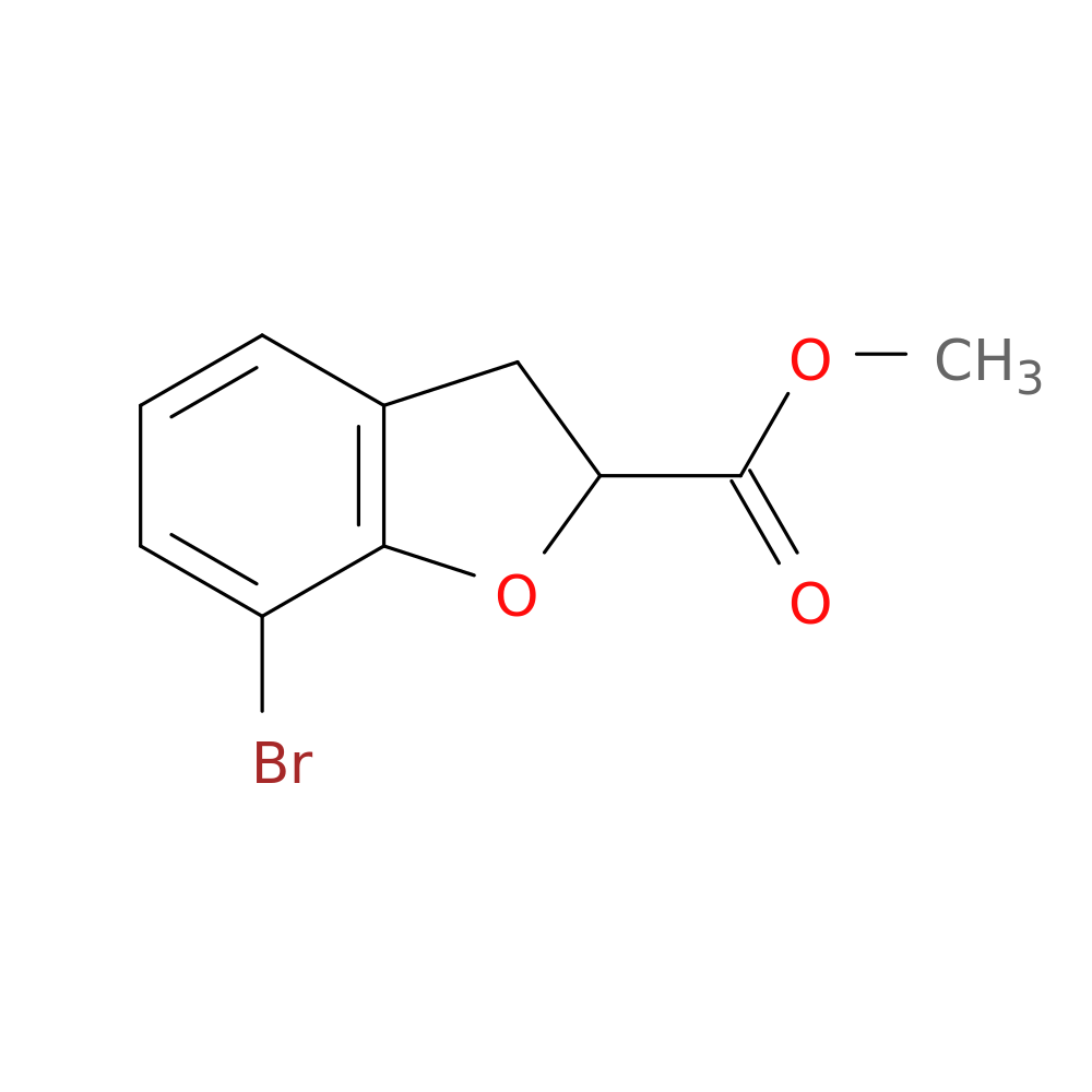 methyl 7-bromo-2,3-dihydro-1-benzofuran-2-carboxylate