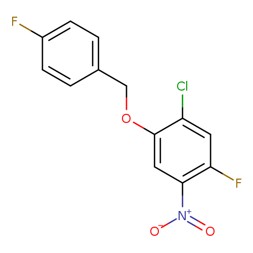 1-Chloro-5-fluoro-2-((4-fluorobenzyl)oxy)-4-nitrobenzene