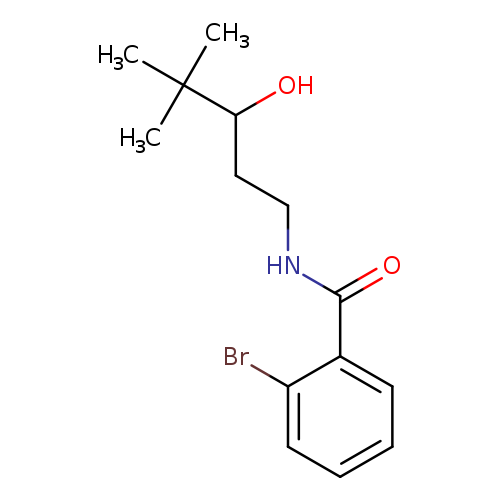 2-bromo-N-(3-hydroxy-4,4-dimethylpentyl)benzamide