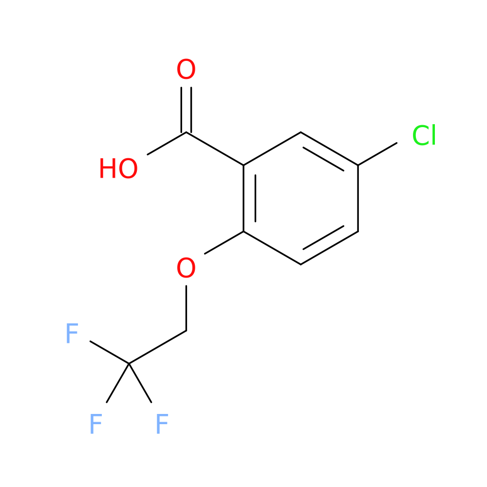 5-Chloro-2-(2,2,2-trifluoroethoxy)benzoic acid