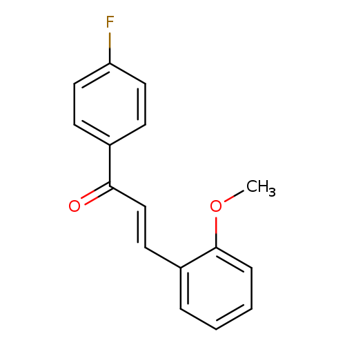 (2E)-1-(4-fluorophenyl)-3-(2-methoxyphenyl)prop-2-en-1-one