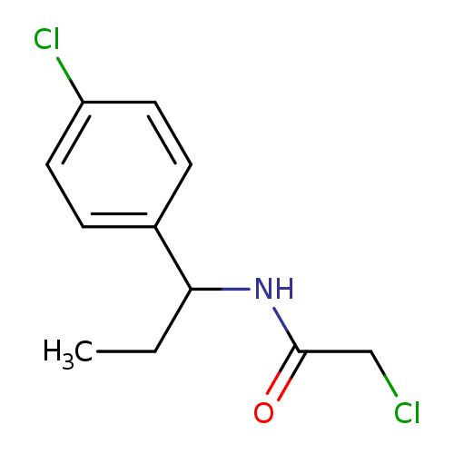 2-Chloro-n-[1-(4-chlorophenyl)propyl]acetamide