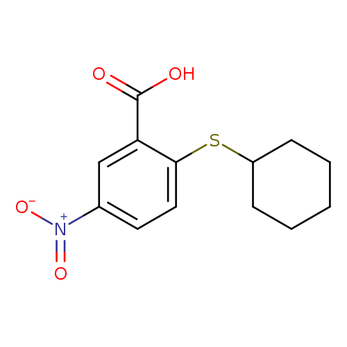 2-(cyclohexylsulfanyl)-5-nitrobenzoic acid