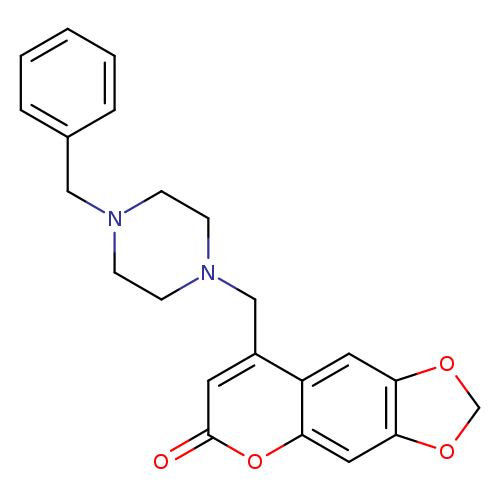 8-[(4-benzylpiperazin-1-yl)methyl]-2H,6H-[1,3]dioxolo[4,5-g]chromen-6-one