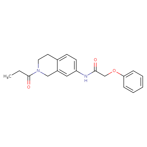 2-phenoxy-N-(2-propanoyl-1,2,3,4-tetrahydroisoquinolin-7-yl)acetamide