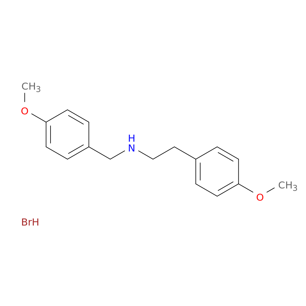 N-(4-methoxybenzyl)-2-(4-methoxyphenyl)ethanamine hydrobromide